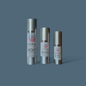 Endure Beauty System Anti-Aging Set-Night Cream, Retinol Serum and Eye Serum
